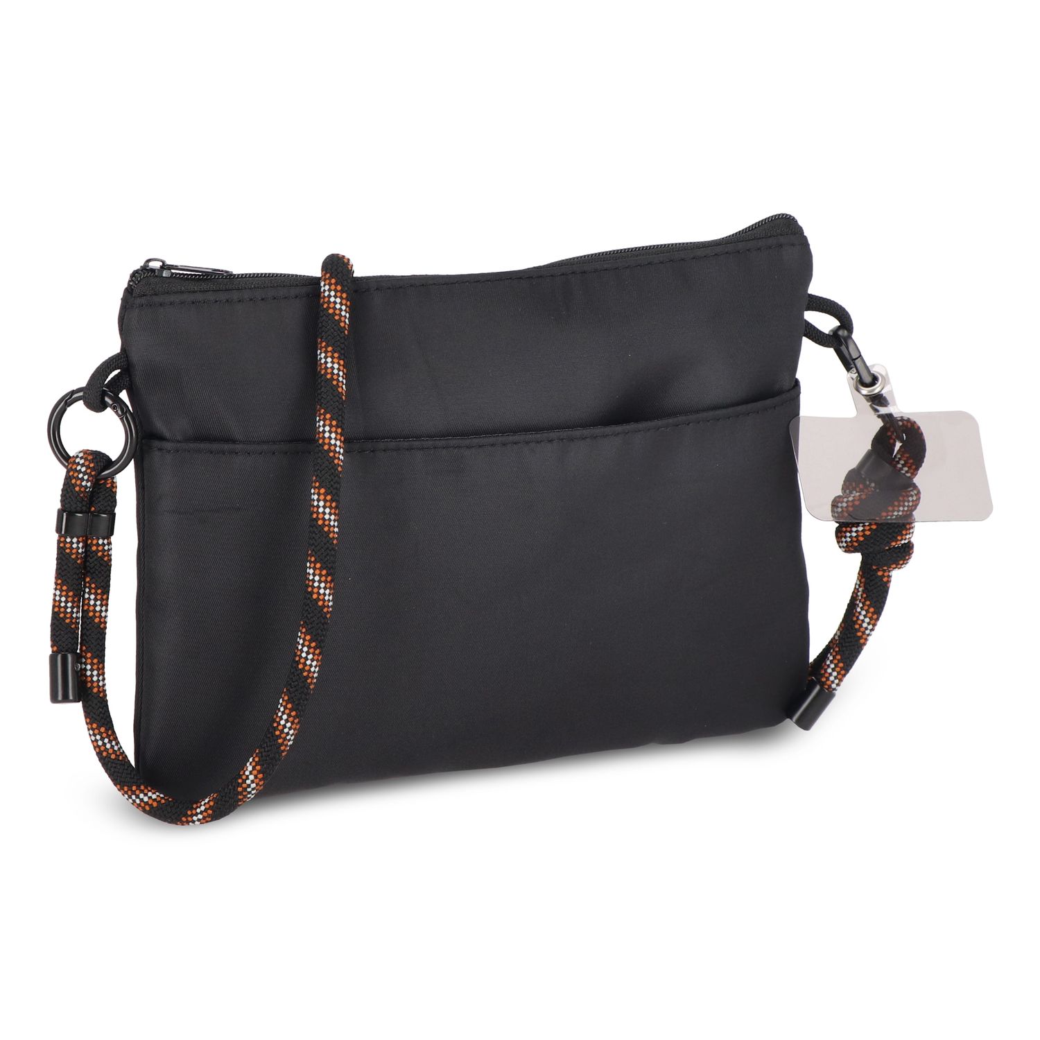 Extra Everyday Essentials pouch met paracord draagkoord, Kleur: Zwart