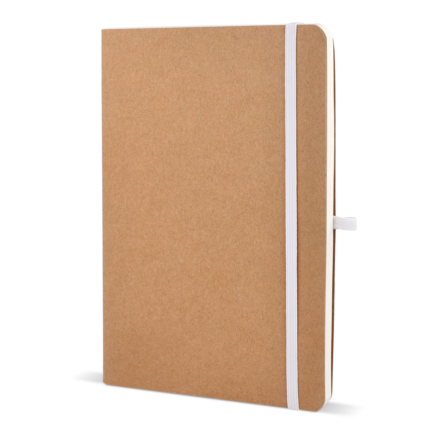 Notitieboek met zachte kaft Kraftpapier A5, Kleur: Wit