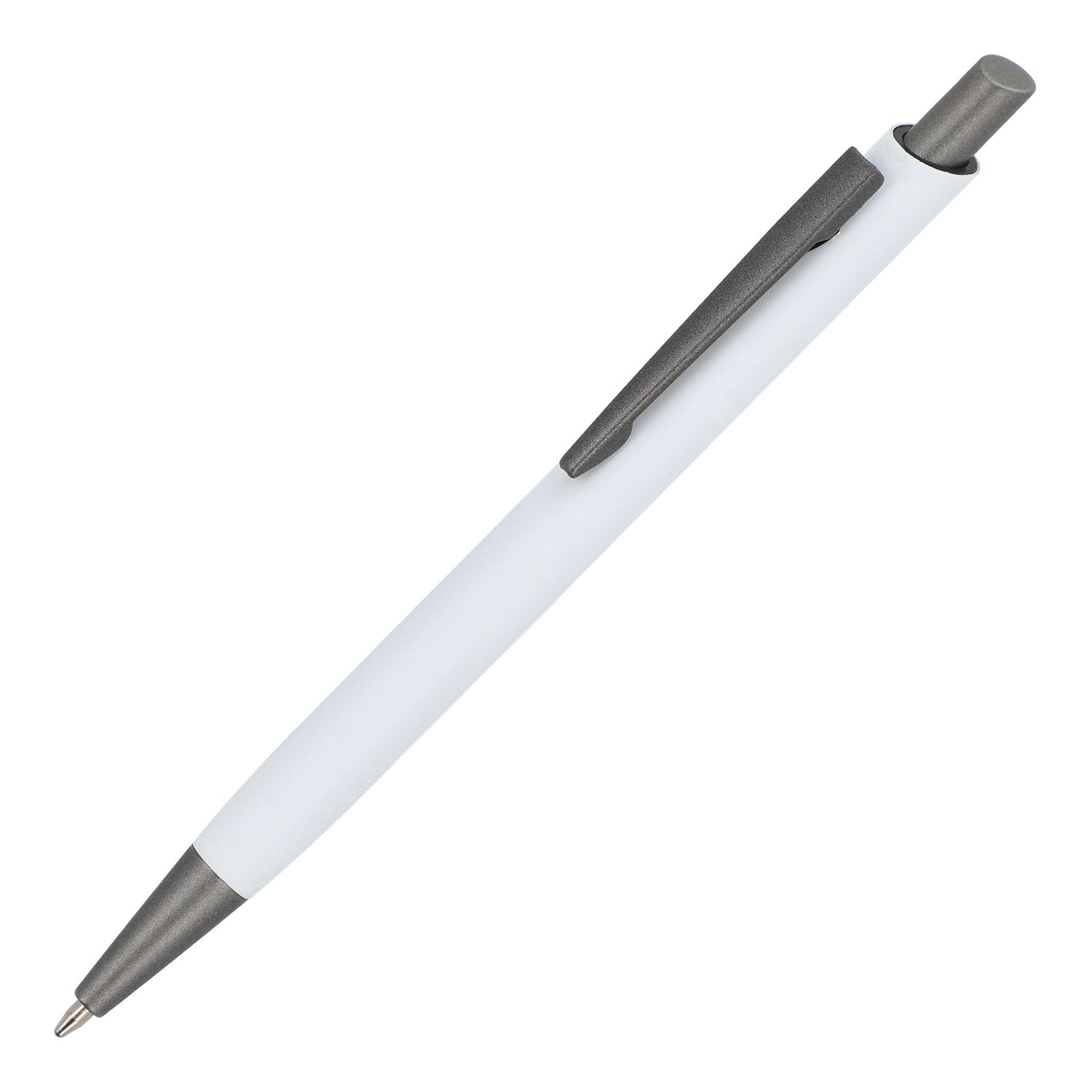 Boston softtouch balpen, Kleur: Wit