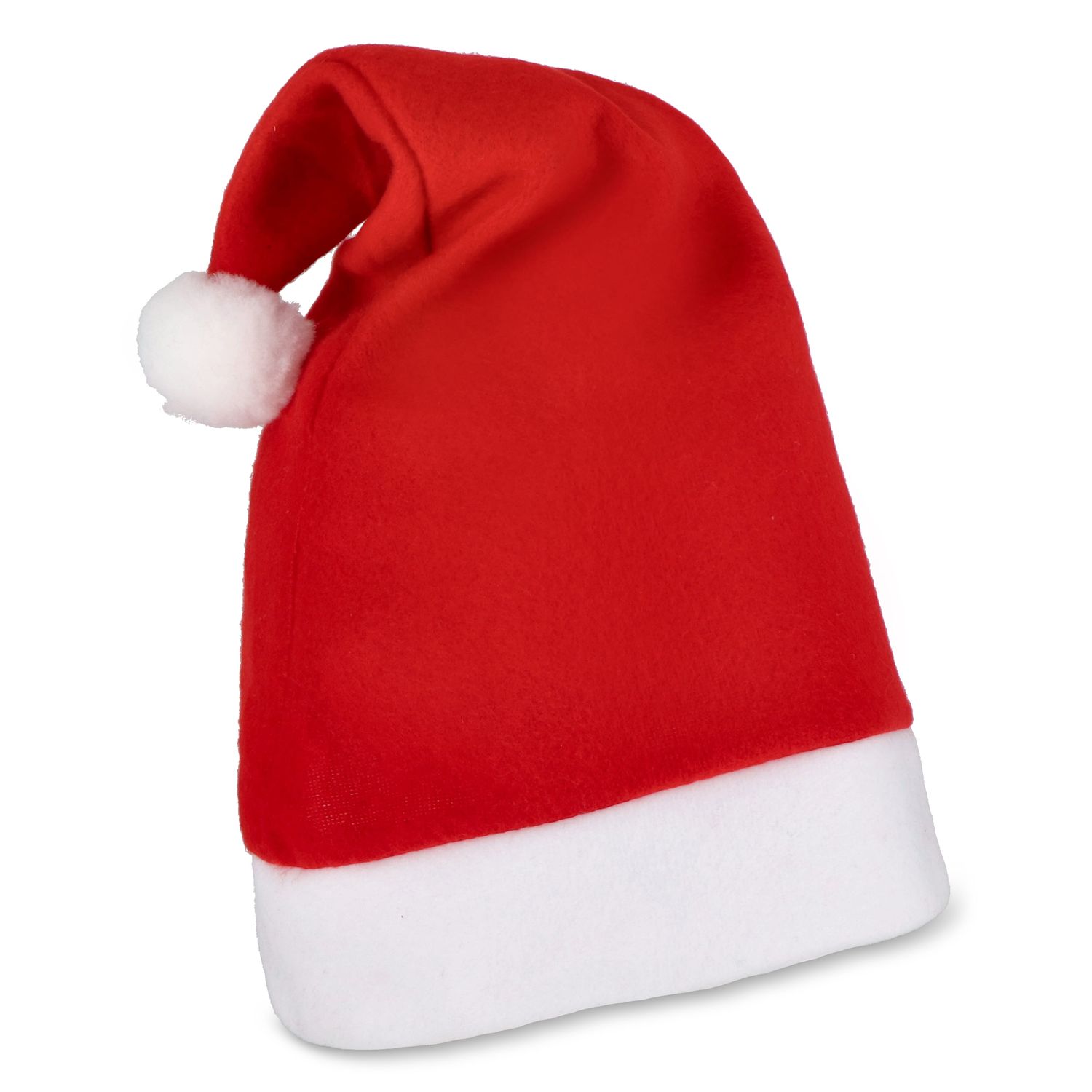 Flanellen kerstmuts, Kleur: Rood