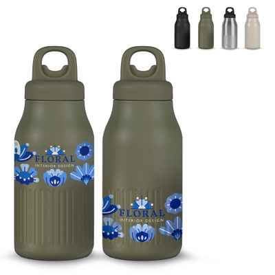Sagaform Truls stalen fles met handige openklik dop (gerecycled) 500 ml
