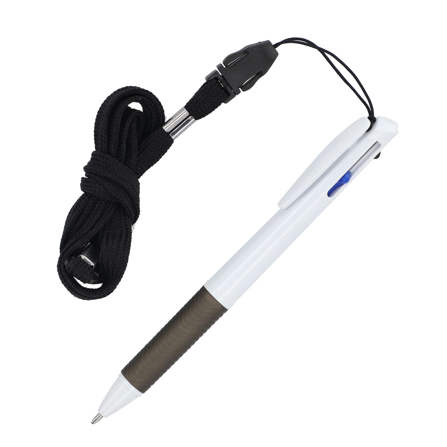 3-kleuren met met grip en keycord, Kleur: Wit / Zwart