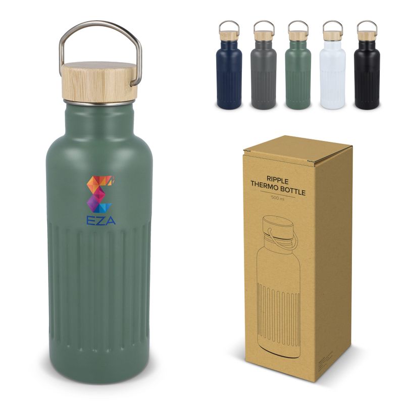 Gerecycled RVS thermo fles 500ml