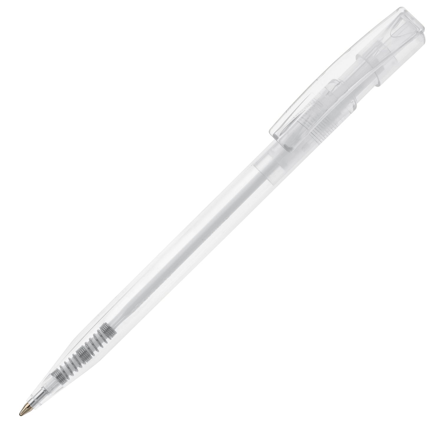 Balpen Nash transparant, Kleur: Transparant / Wit