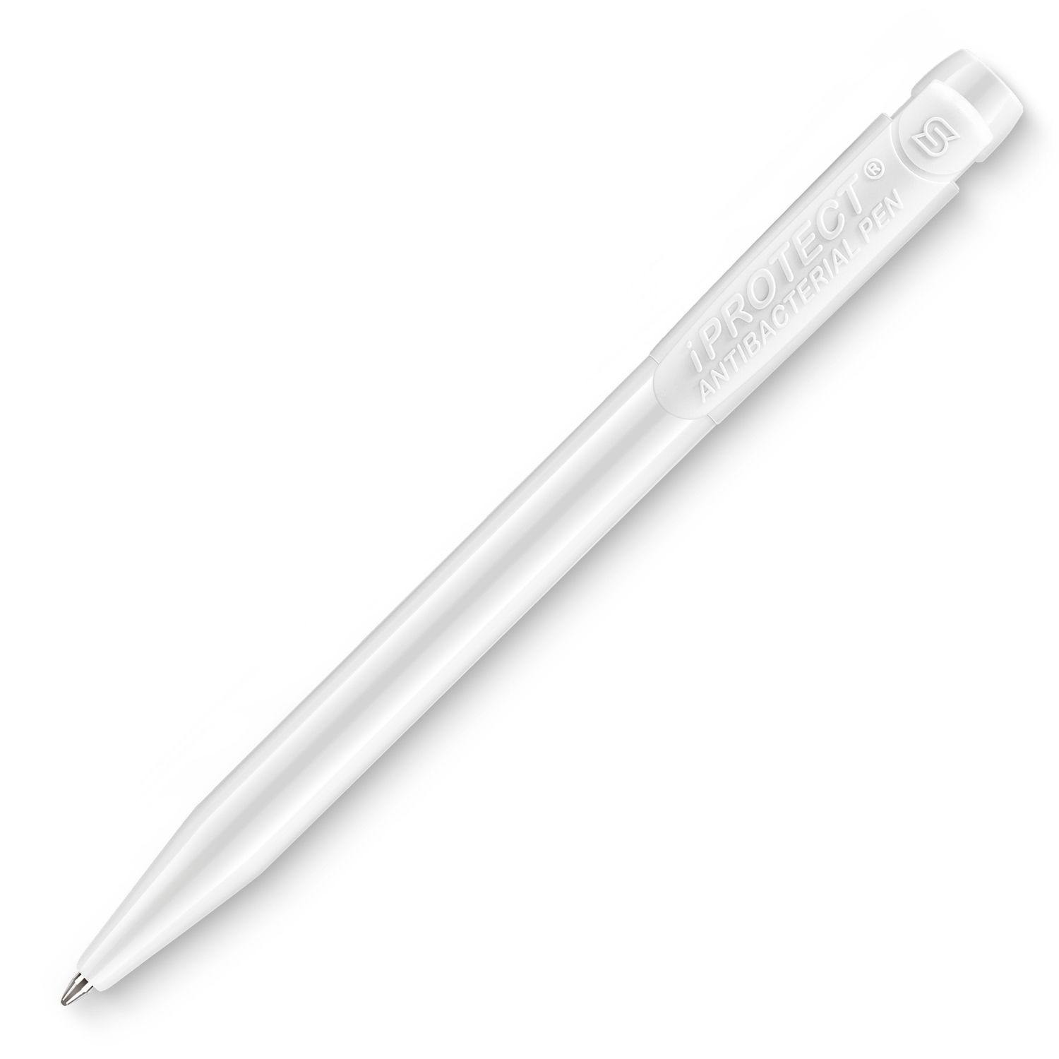 Balpen IProtect hardcolour, Kleur: Wit / Wit