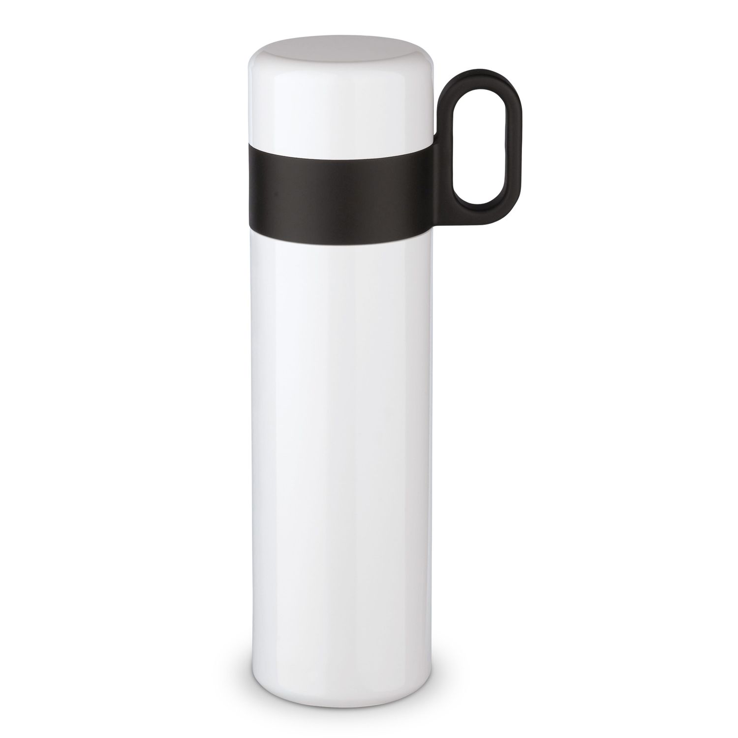 Thermofles Flow met handvat 500ml, Kleur: Wit