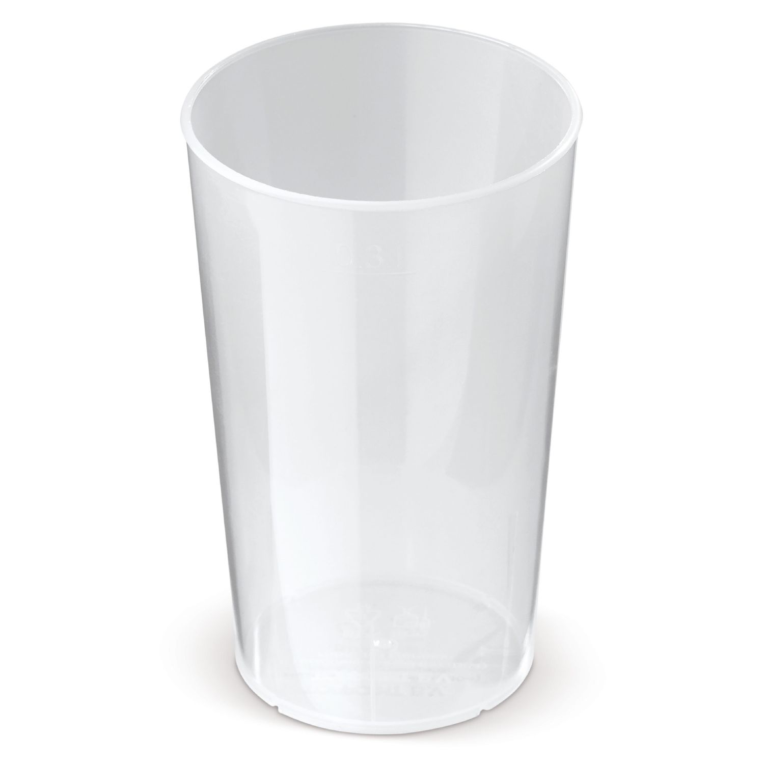 Ecologische cup PP 300ml, Kleur: Transparant