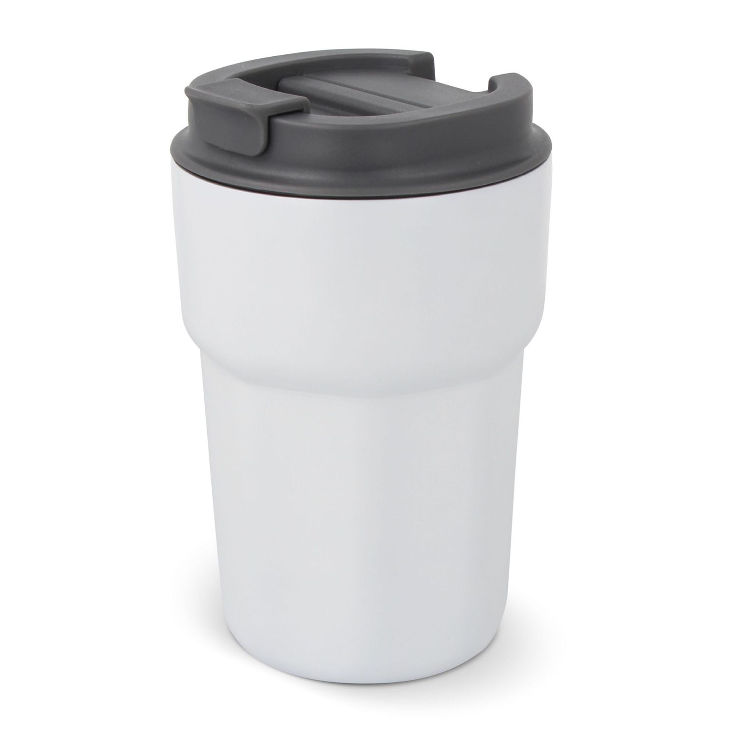 T-ceramic thermomok met deksel Zambezi 350ml, Kleur: Wit