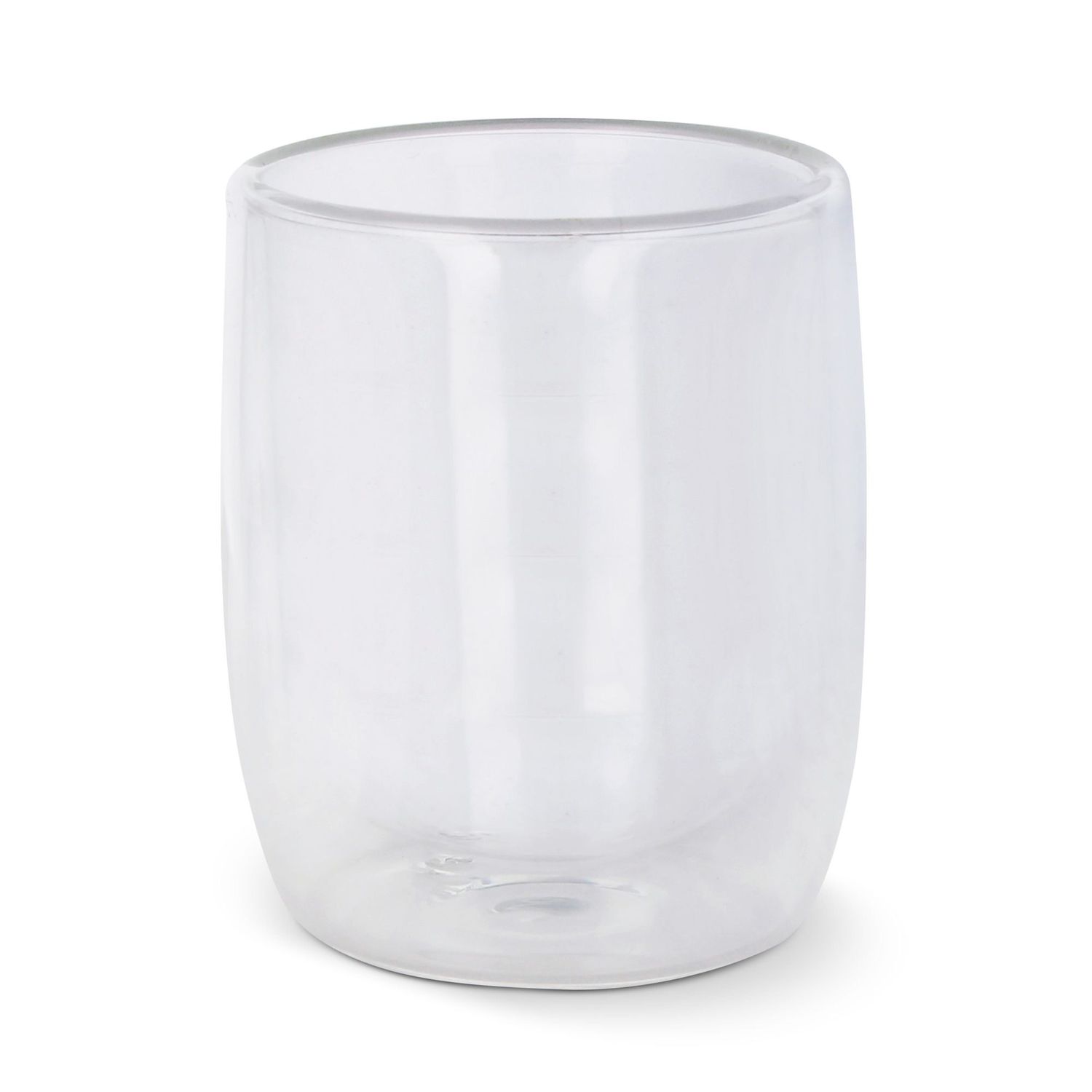 Dubbelwandig koffieglas Marian 230 ml, Kleur: Transparant