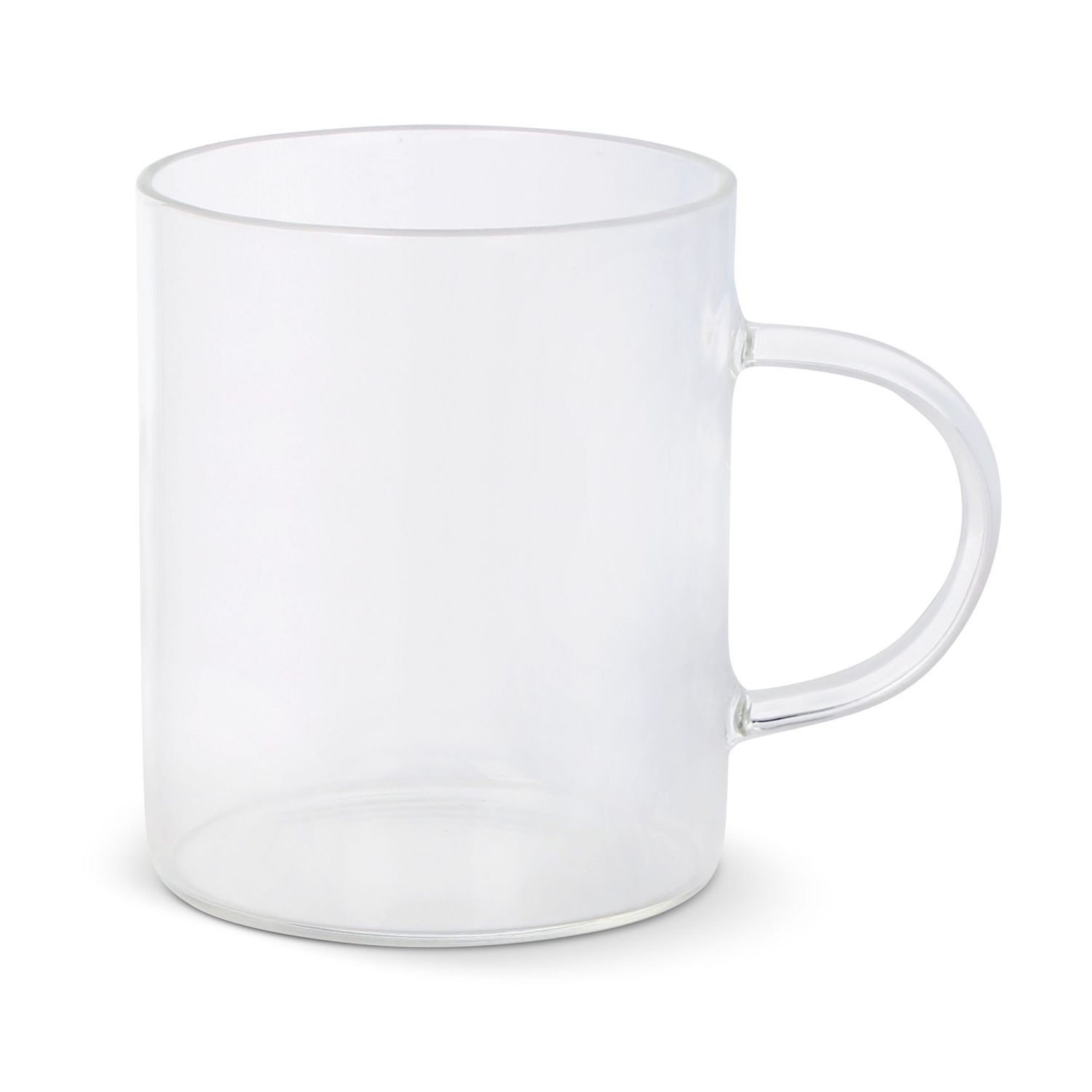 Koffieglas met handvat Vardez 180 ml, Kleur: Transparant