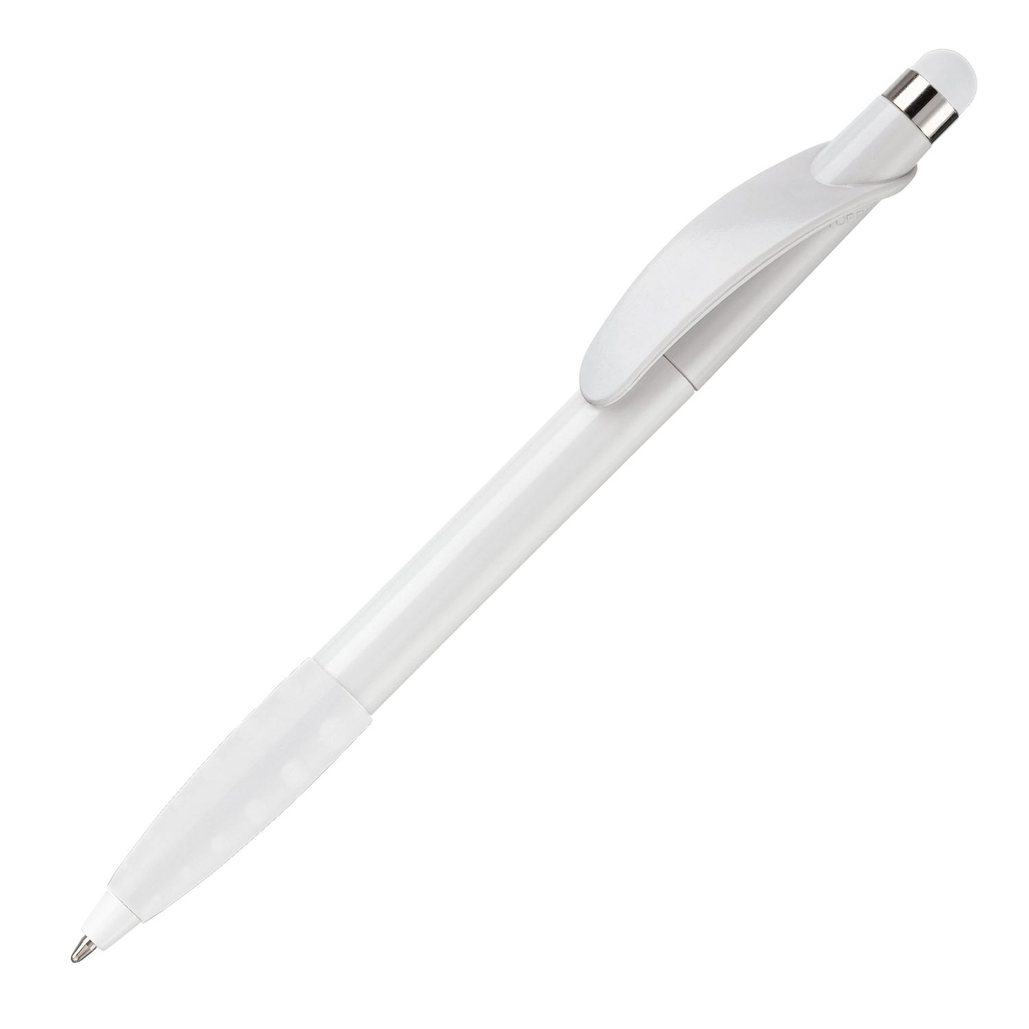 Balpen Cosmo stylus hardcolour, Kleur: Wit / Wit