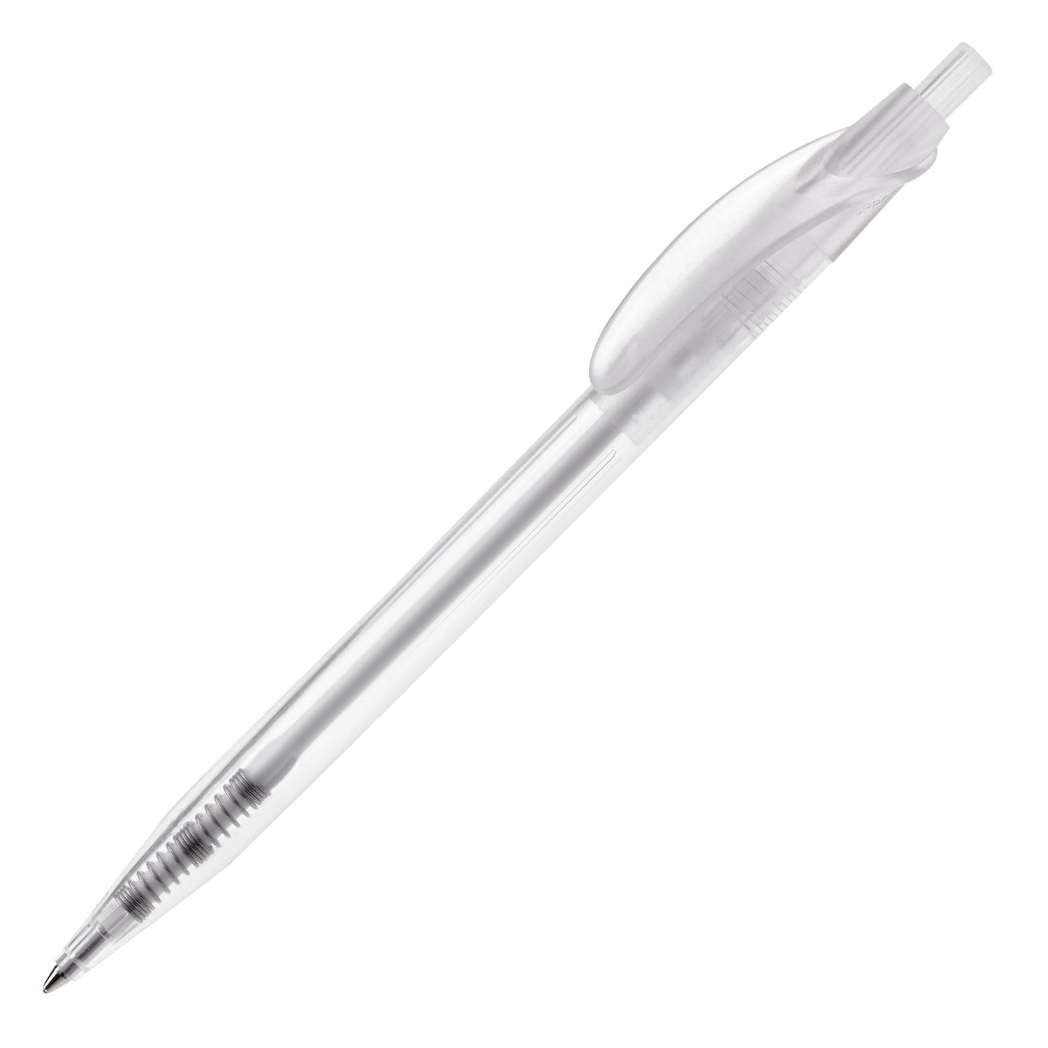 Balpen Cosmo transparant, Kleur: Transparant / Wit