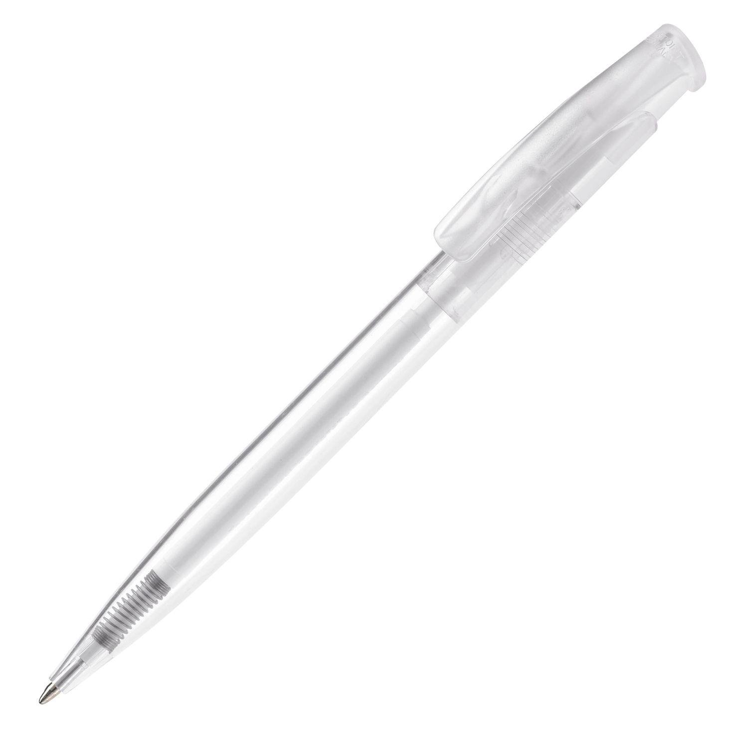 Balpen Avalon transparant, Kleur: Transparant / Wit