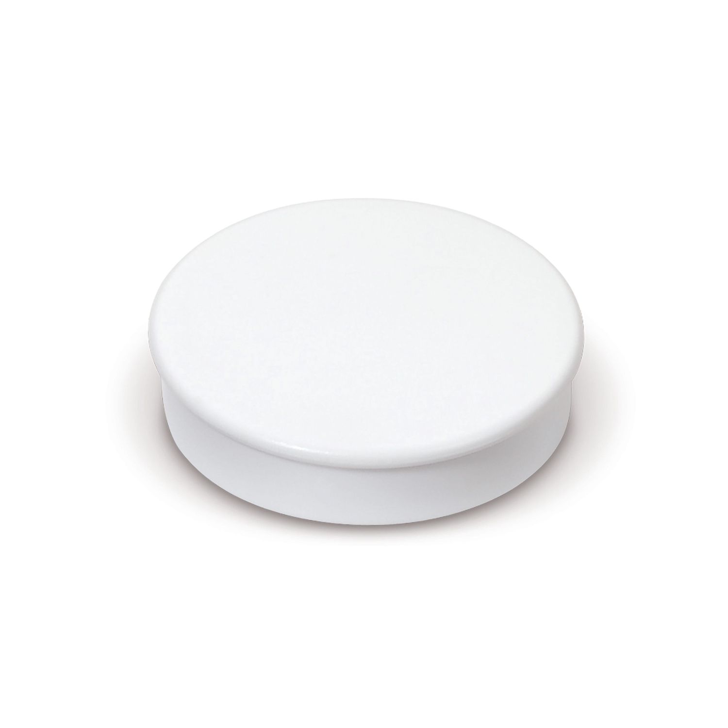 Magneet rond Ø30mm, Kleur: Wit