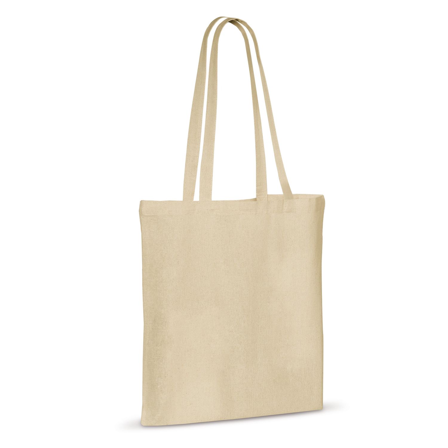 Schoudertas katoen OEKO-TEX® 140g/m² 38x42cm, Kleur: Ecru