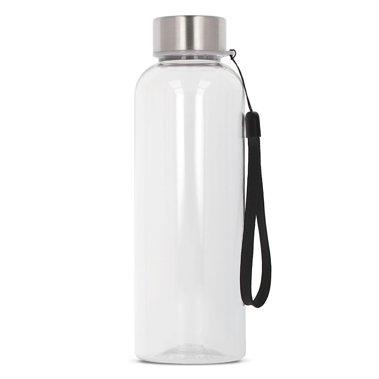 Waterfles Jude R-PET 500ml, Kleur: Transparant / Zwart