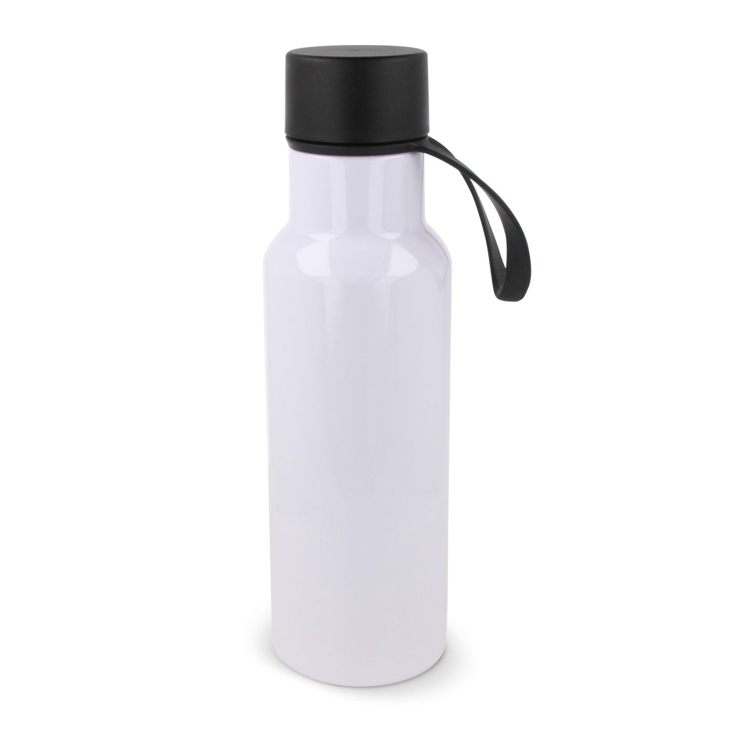Waterfles Nouvel R-PET 600ml, Kleur: Wit