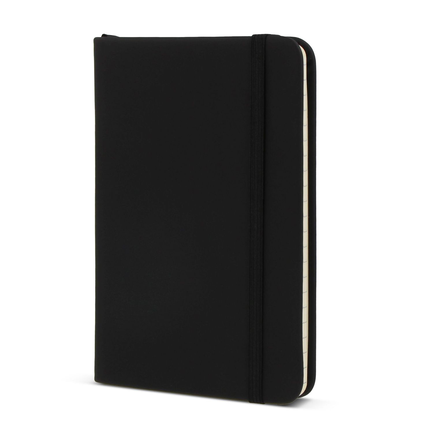 Notebook R-PET/PU A6, Kleur: Zwart