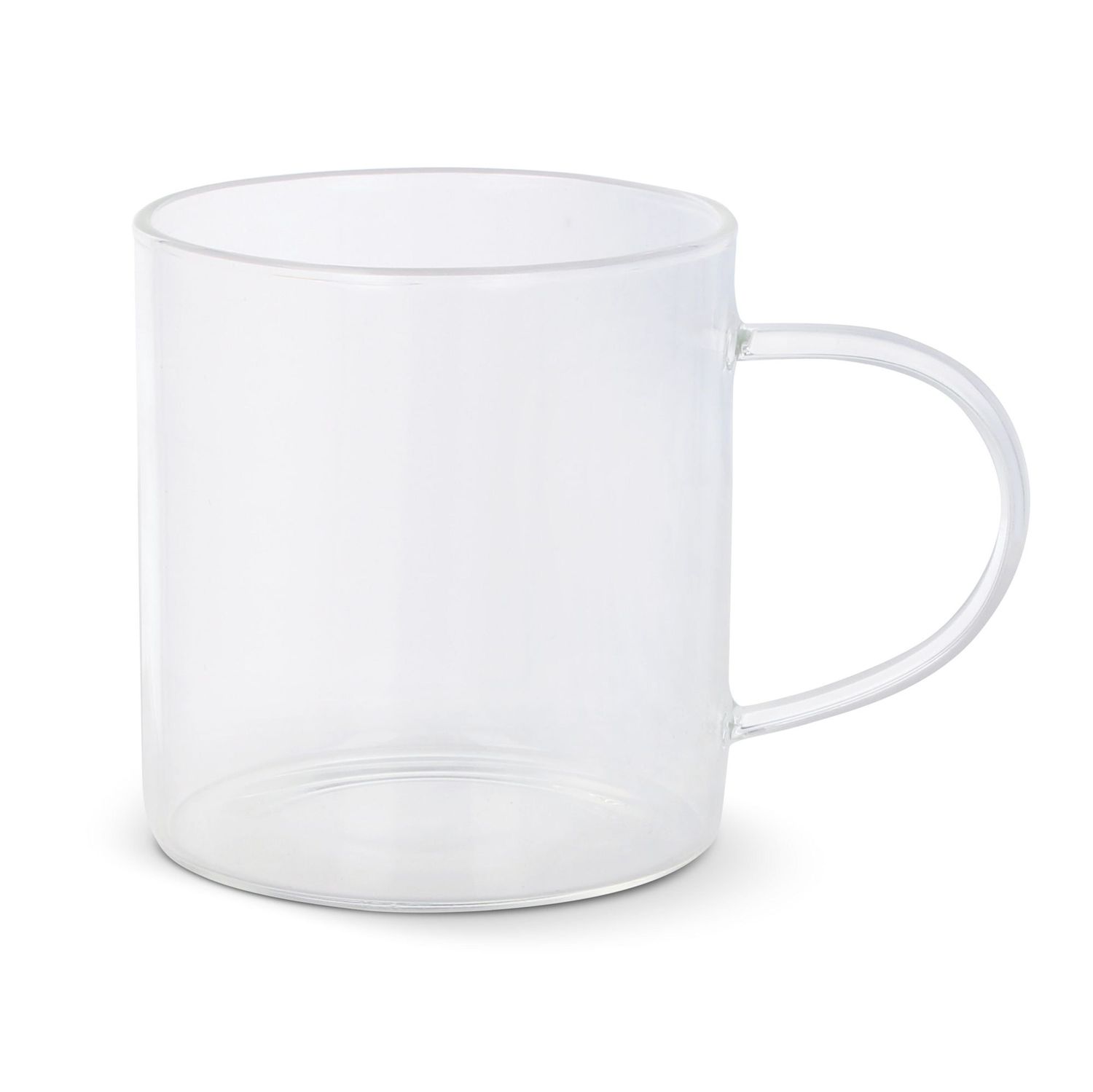 Koffieglas met handvat Vardez 300 ml, Kleur: Transparant