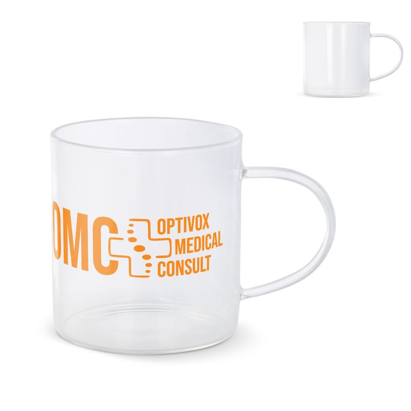 Koffieglas met handvat Vardez 300 ml