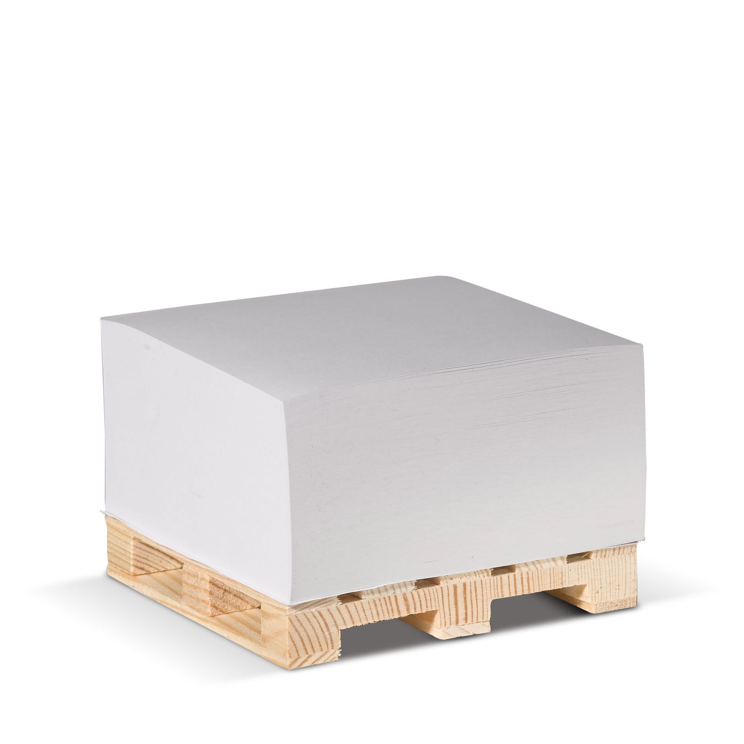 Palletblok 10x10x5cm, Kleur: Wit