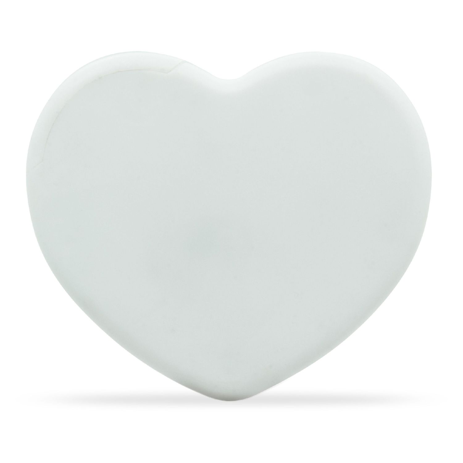 Pepermuntdoos hart, Kleur: Wit