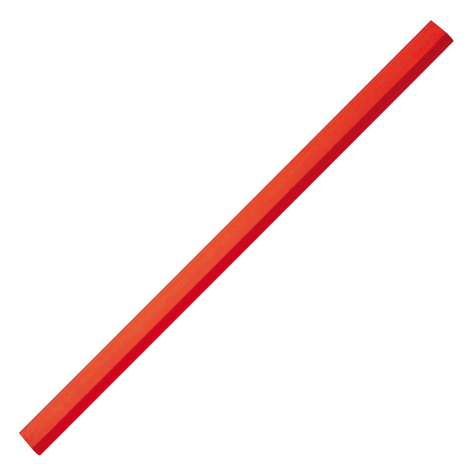 Timmermanspotlood 25cm, Kleur: Rood