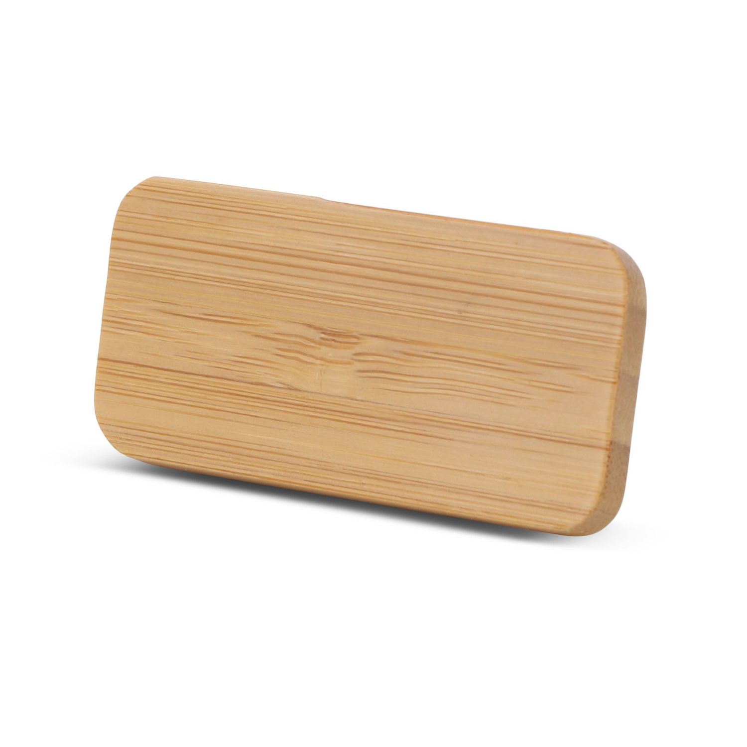 Badge Bamboe met magneet, Kleur: Natuur
