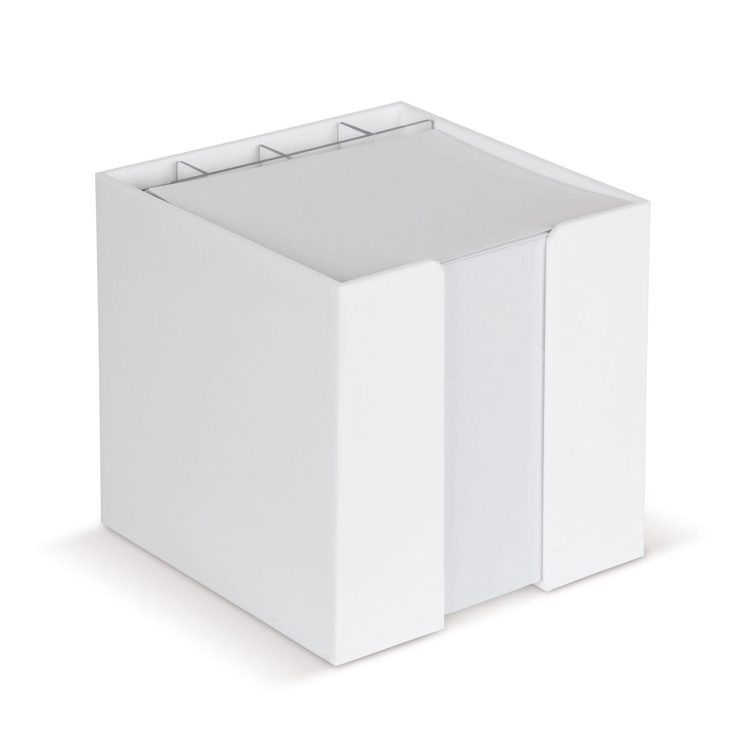 Papierkubus de luxe wit papier 10x10x10cm, Kleur: Wit
