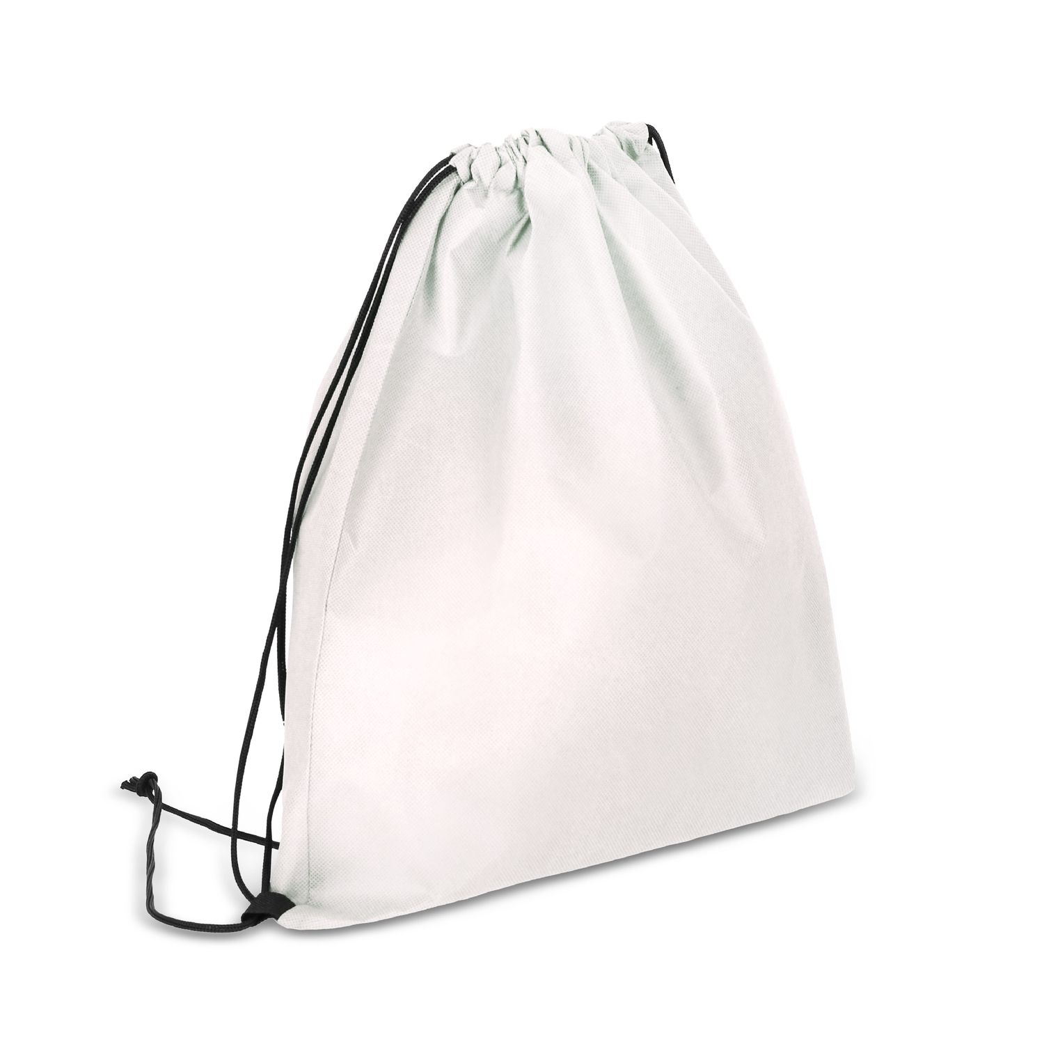 R-PET Rugzak non-woven 38 x 42cm 75g/m², Kleur: Wit