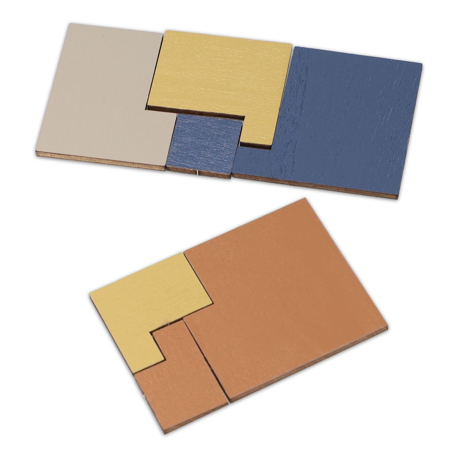 InSideOut  Houten Matchbox think IQ puzzel, Kleur: Fluor assorti