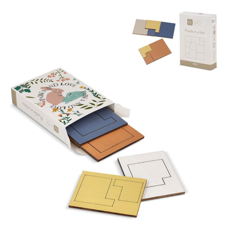 InSideOut  Houten Matchbox think IQ puzzel