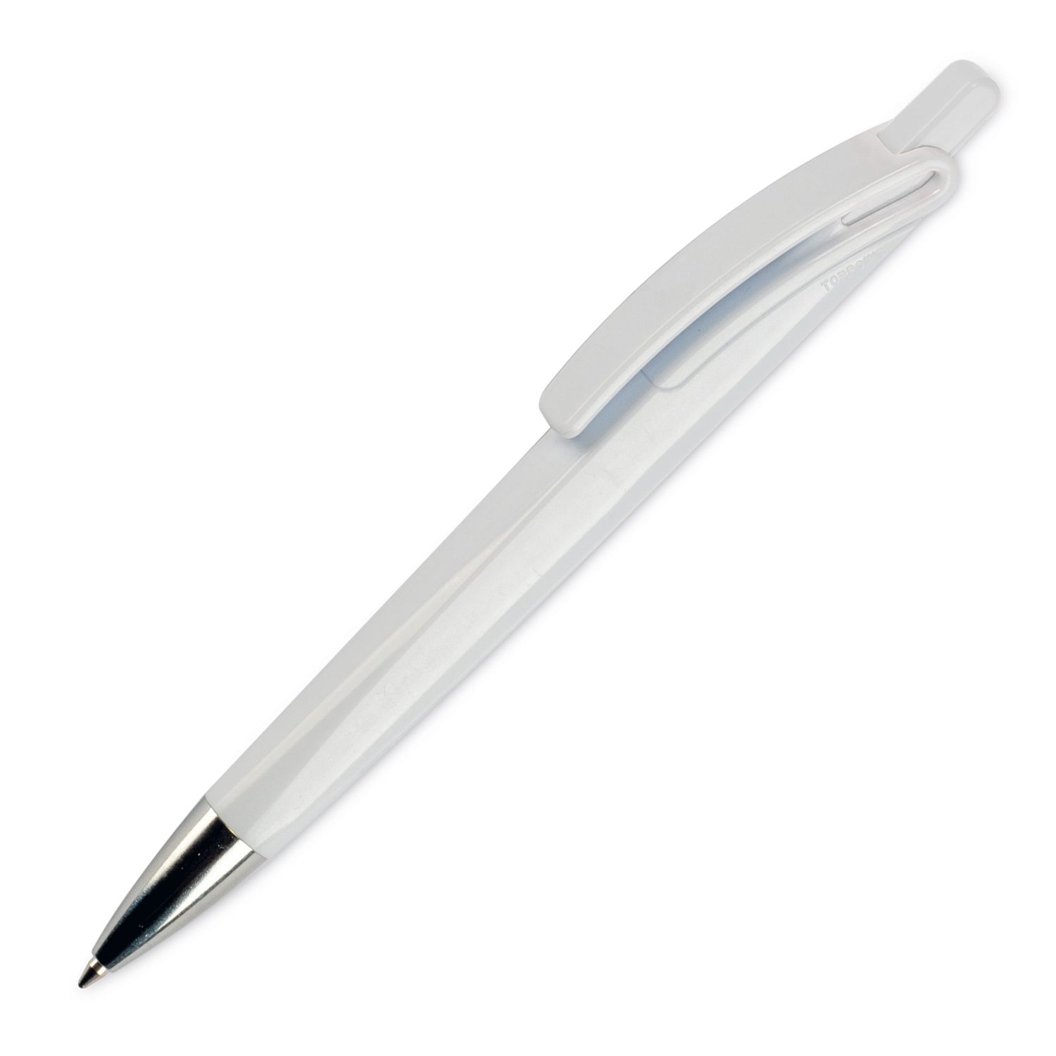 Balpen Riva hardcolour, Kleur: Wit / Wit