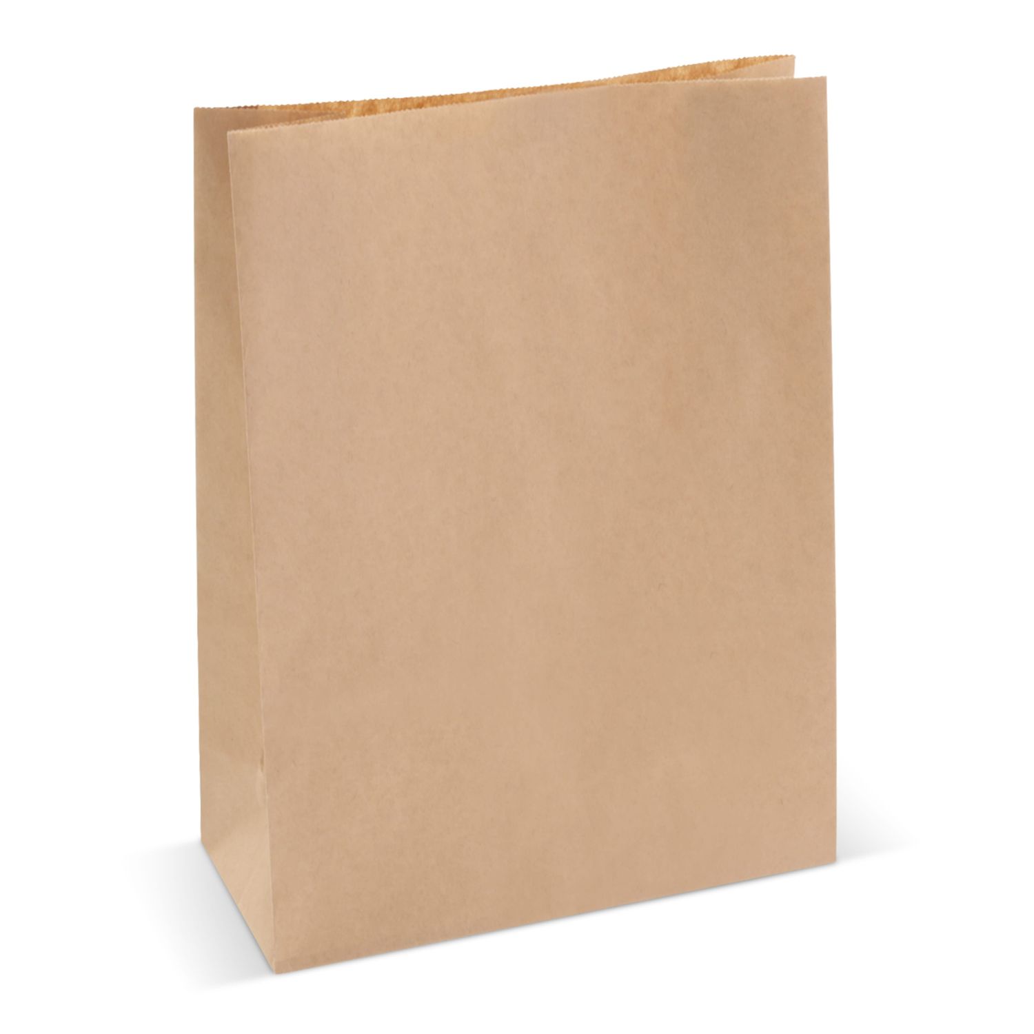 Papieren zak 70g/m² 29x22x9cm, Kleur: Bruin