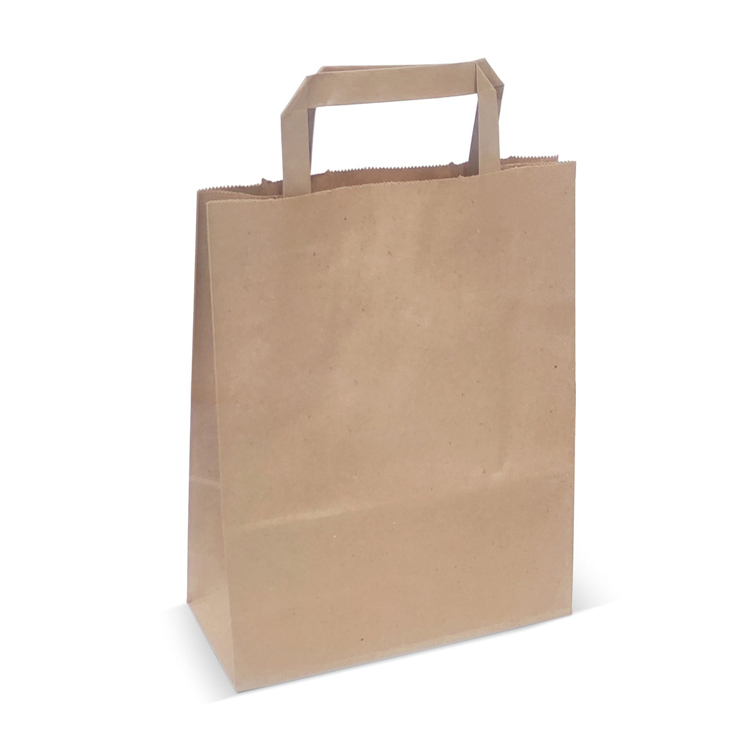 Papieren draagtas 70g/m² 28x10x22cm, Kleur: Bruin