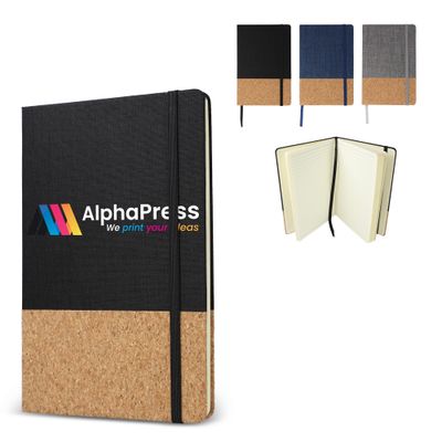 Notitieboek R-PET &amp; kurk A5