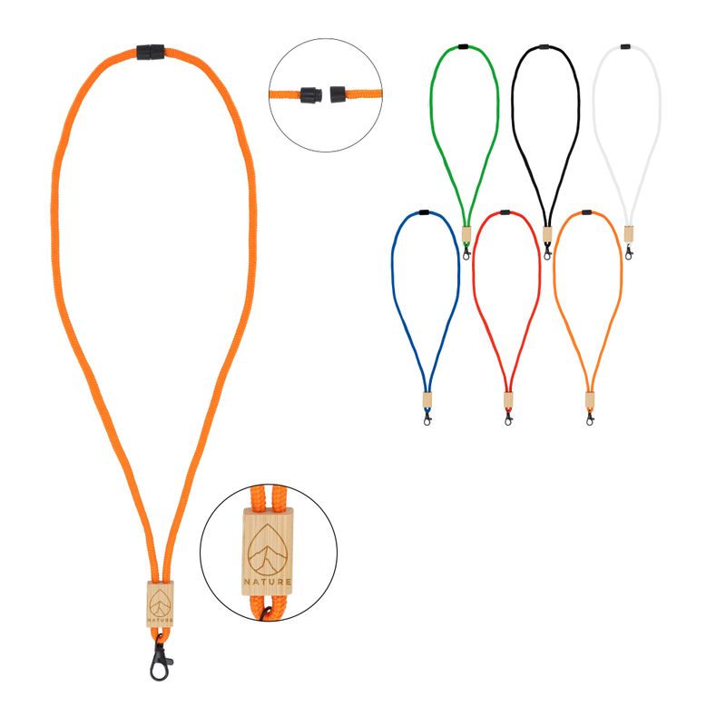 R-PET paracord lanyard