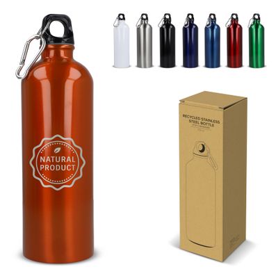 R-SS enkelwandige fles met karabijnhaak 750ml