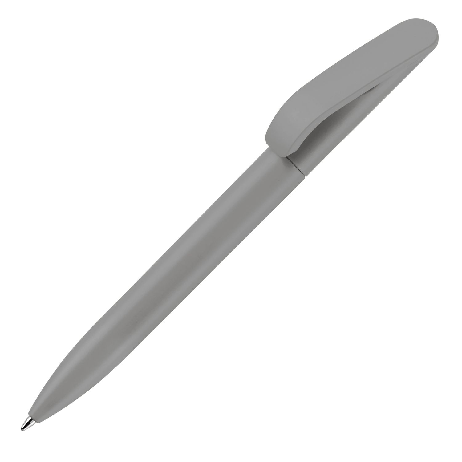 Balpen Slash soft touch Made in Germany, Kleur: Grijs