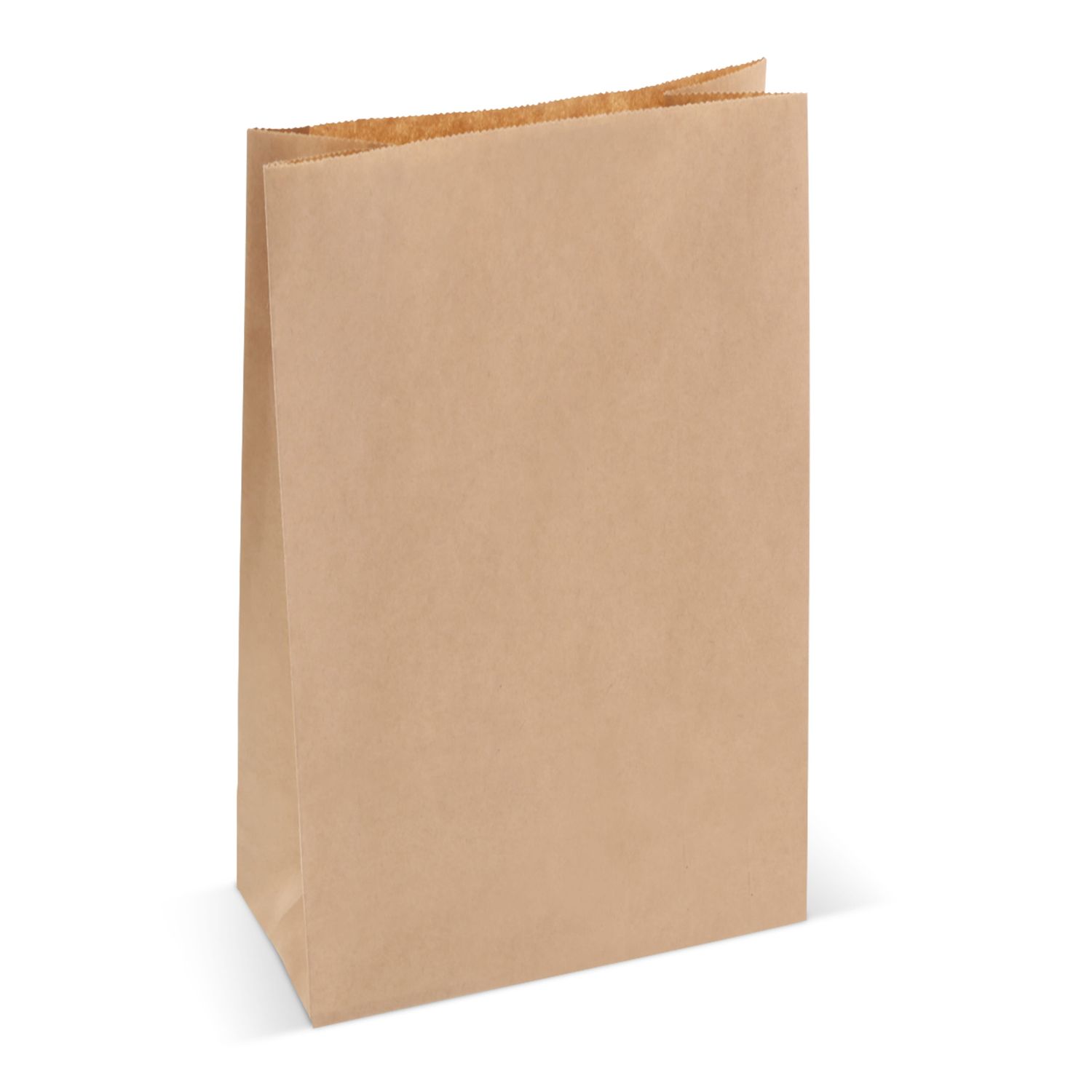 Papieren zak 70g/m² 29x18x9cm, Kleur: Bruin