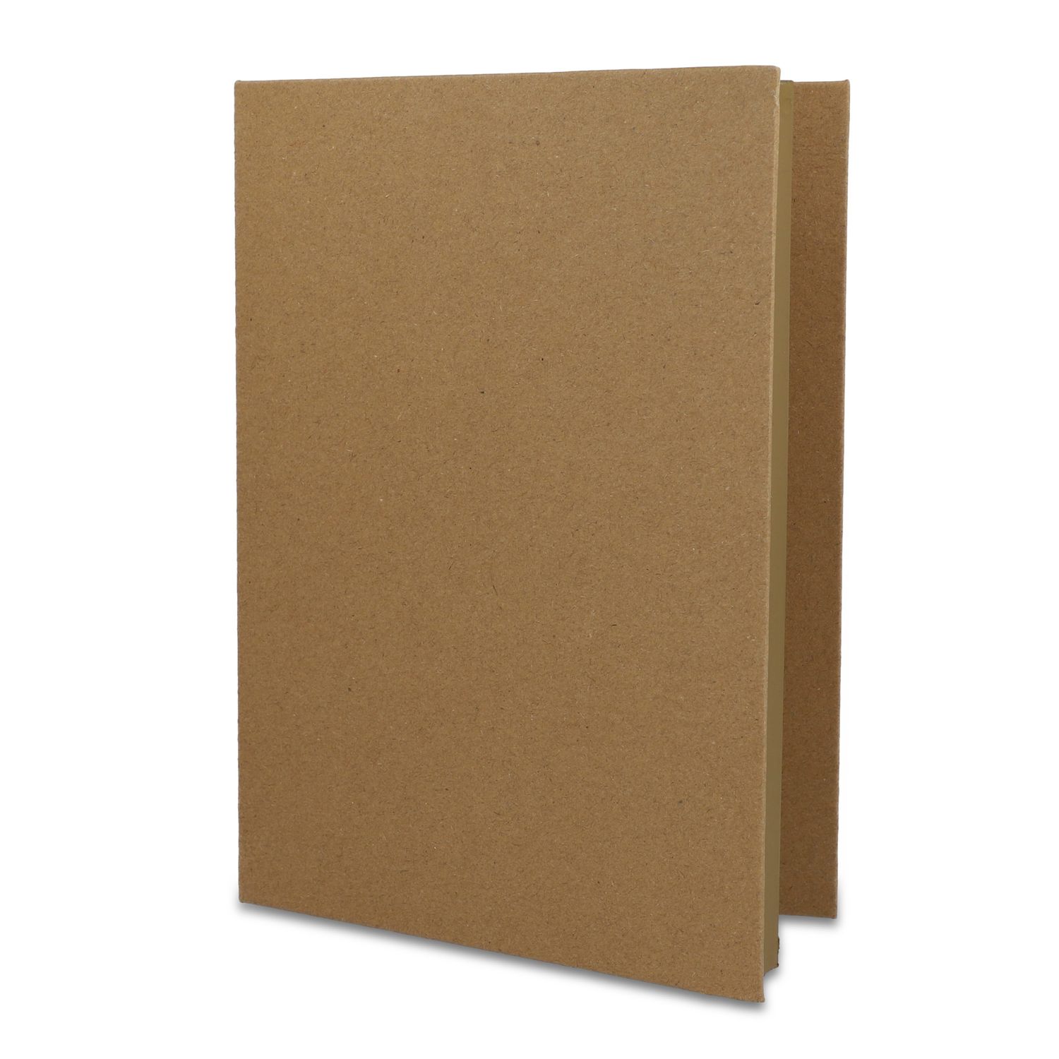 Drievoudige stationaire set van gerecycled papier, Kleur: Natuur