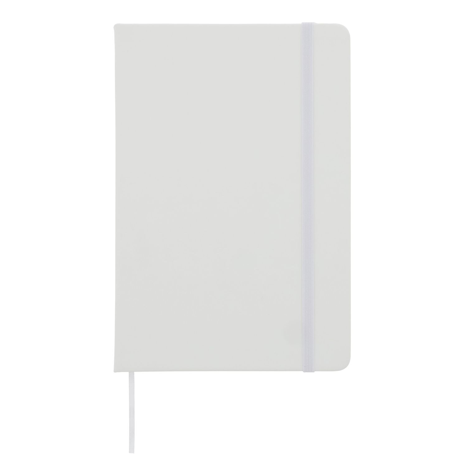 Notitieboek A5 PU met puntraster pagina's, Kleur: Wit