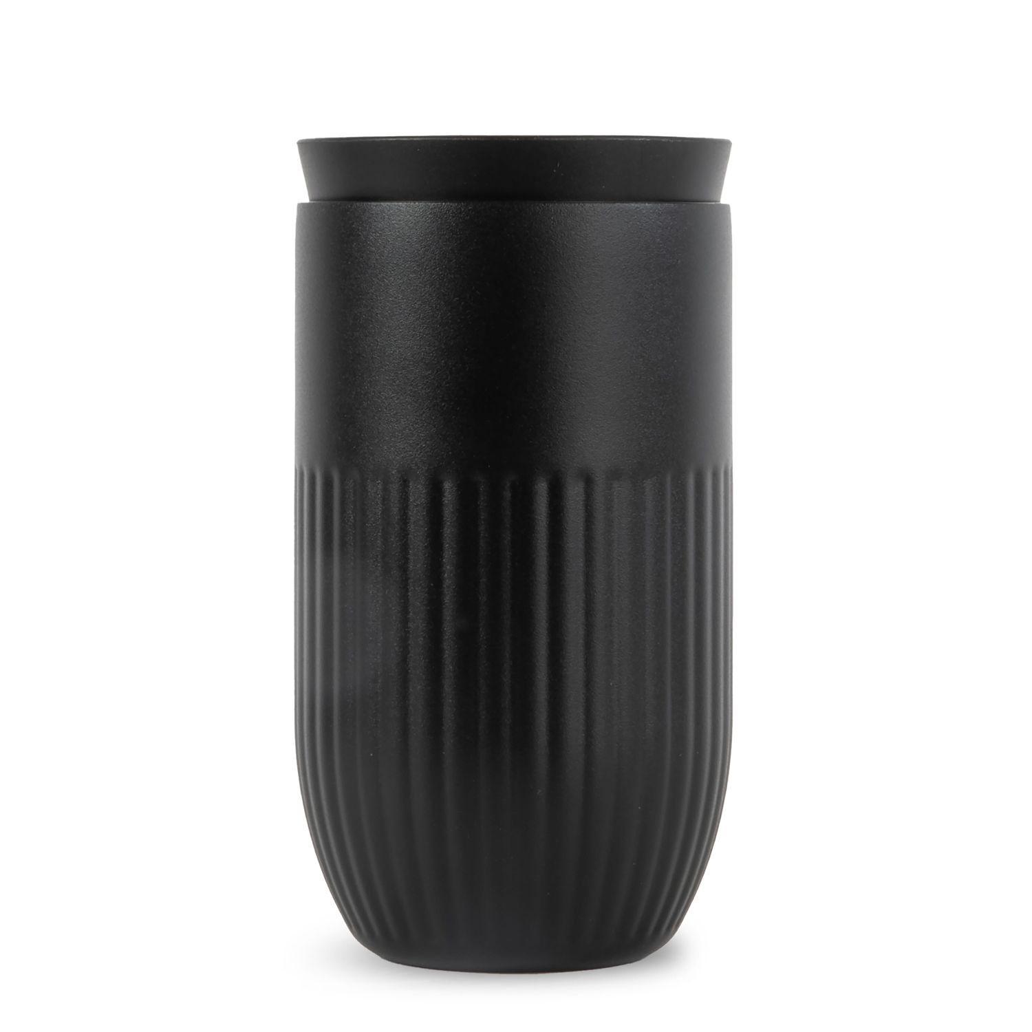 Sagaform Tova isolatie mok, 320 ml lekvrij en vaatwasserbestendig, Kleur: Zwart