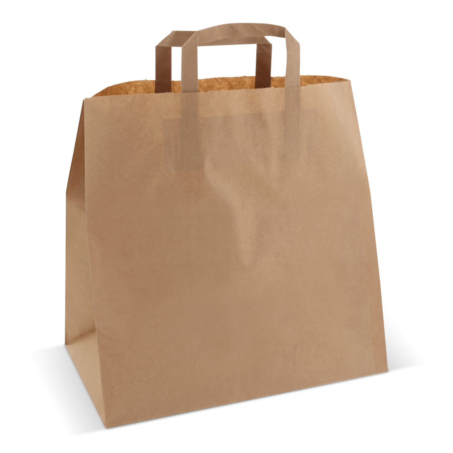 Papieren draagtas 70g/m² 32x21x33cm, Kleur: Bruin