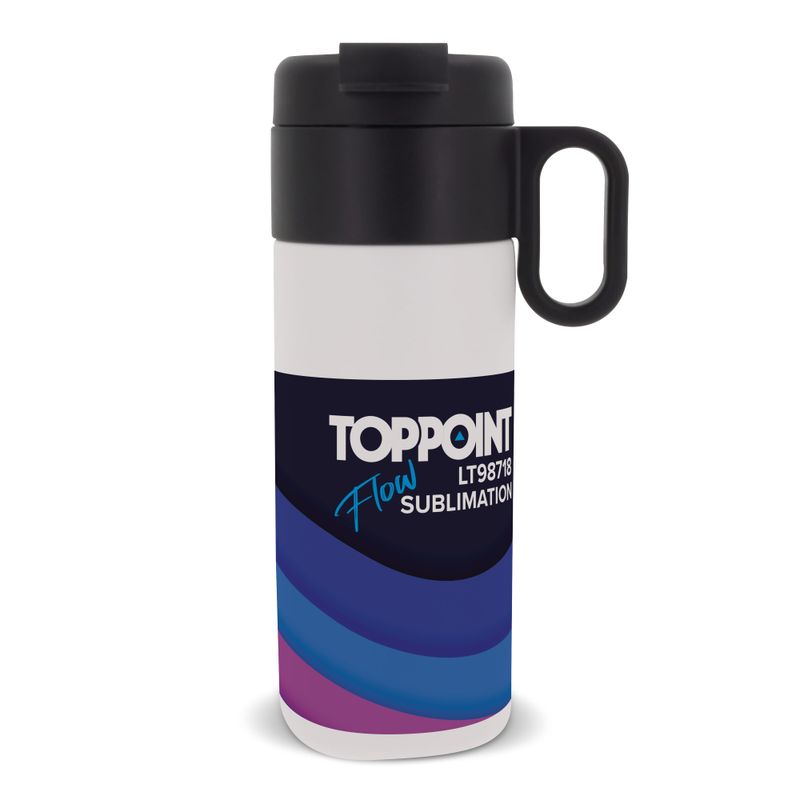 Thermofles Flow met handvat sublimatie 400ml
