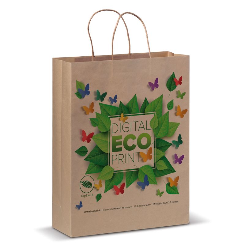 Papieren kraft tas 100g/m² 32x12x41cm