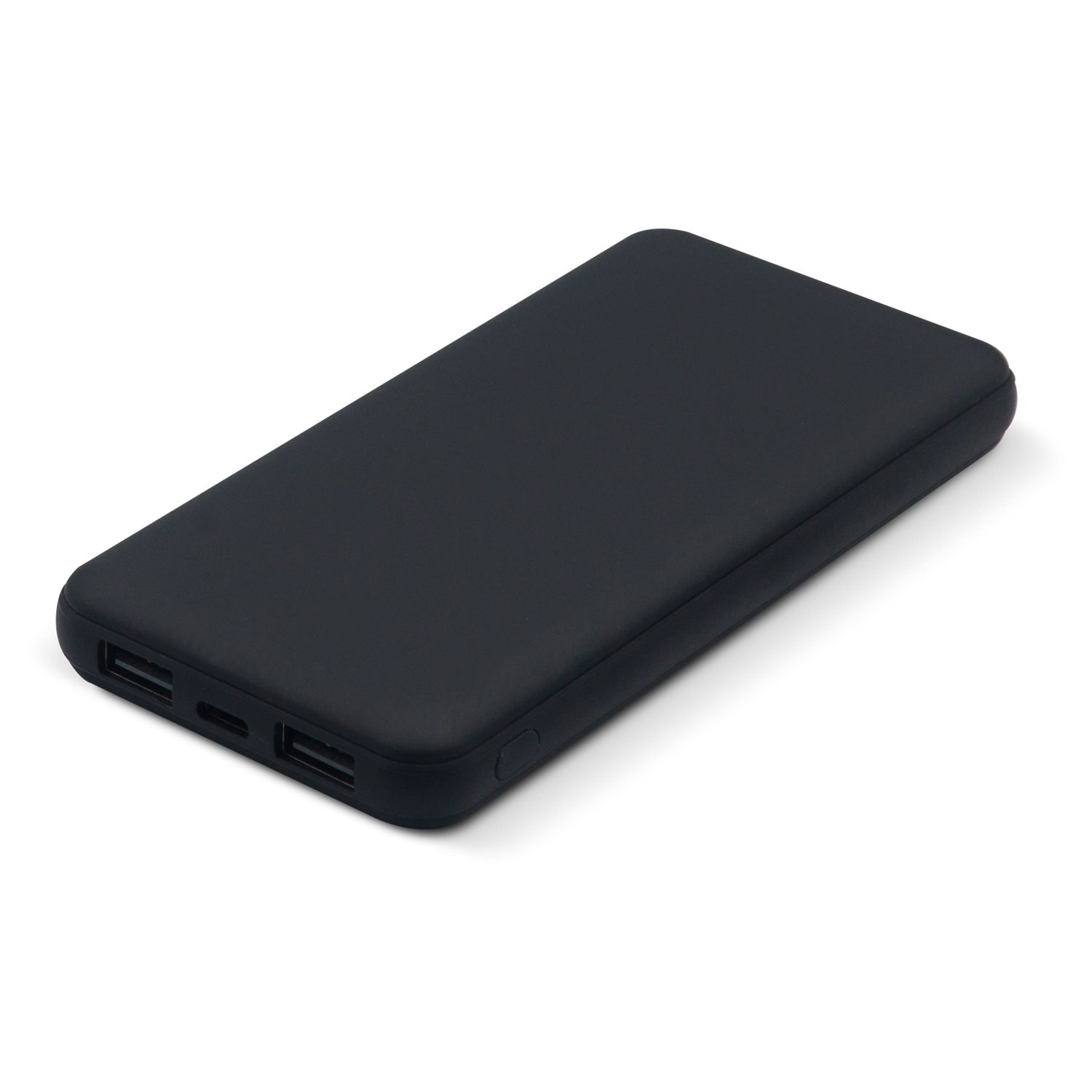 Elite Rubberized Powerbank 8000mAh, Kleur: Zwart