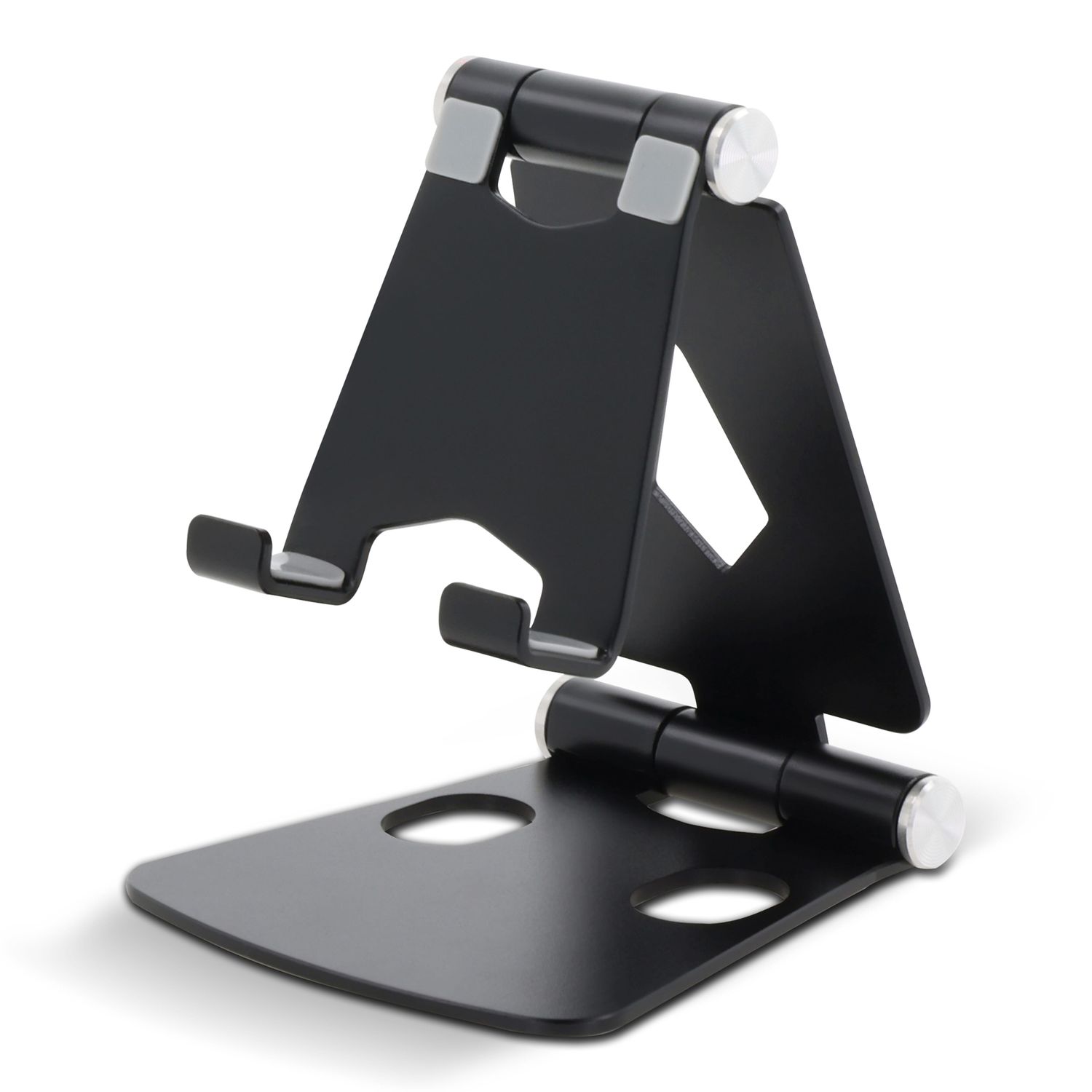 1207 | Foldable Smartphone Stand, Kleur: Zwart
