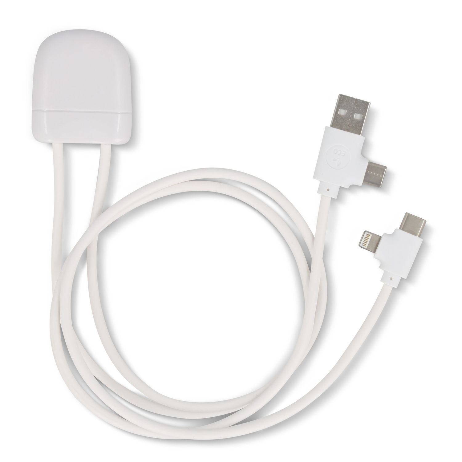 Xoopar Ice-C Charging cable, Kleur: Wit