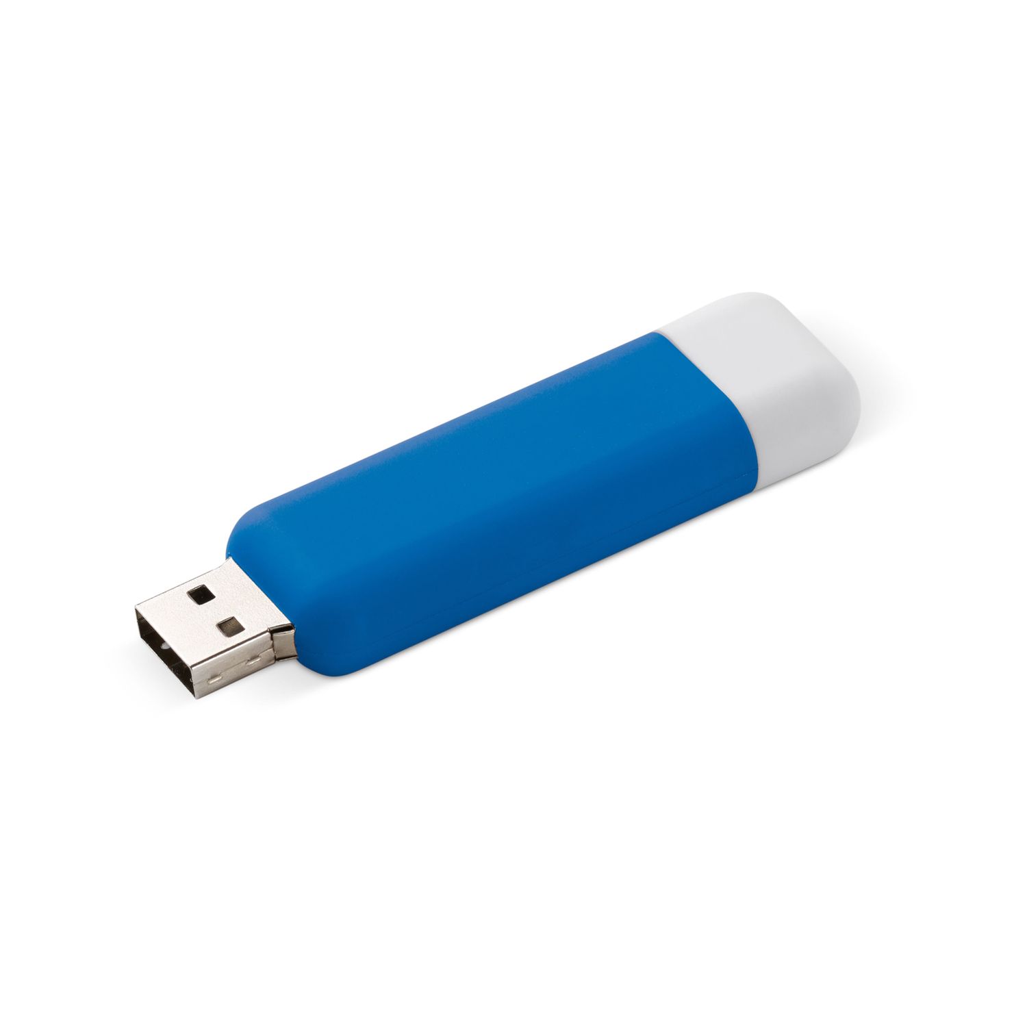 Modular USB stick 8GB, Kleur: Lichtblauw / Wit